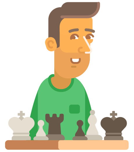 Головоломка для детей про шахматы